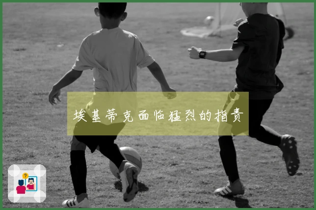 埃基蒂克面临猛烈的指责